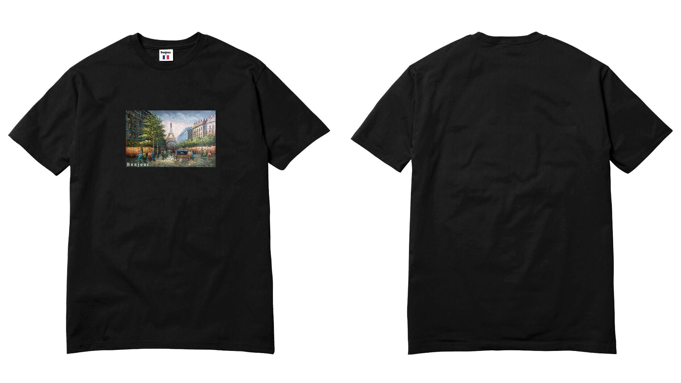 T-shirt Paris oversize